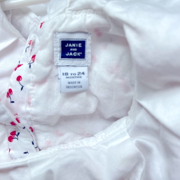 Janie and Jack 12-18 months and 18-24 months Cherry dresses - Picture 6 of 6